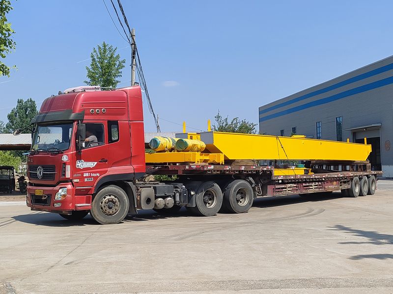 電動葫蘆橋式起重機  LH16/5t-16.4m 制作完成，發往湖南交付客戶使用。